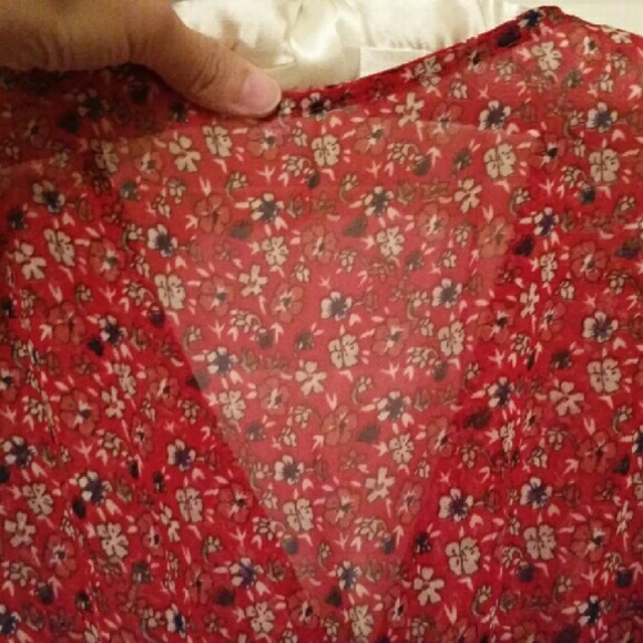 SOLD! Bohemian  Chiffon Dress - Picture 2 of 3