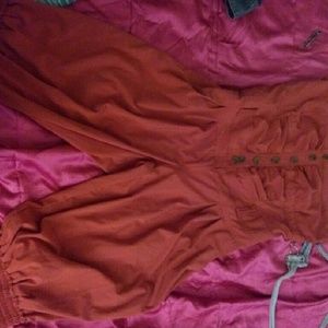 Dark orange Romper
