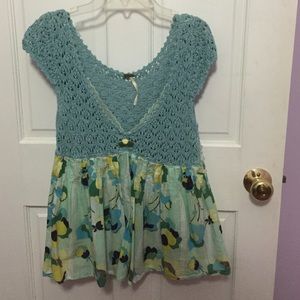 Free people crochet top