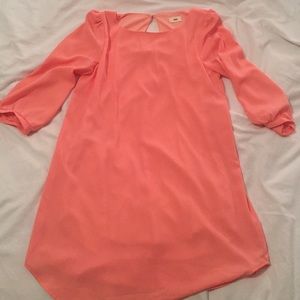 Peach Shift dress