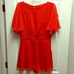 Red Romper Size M