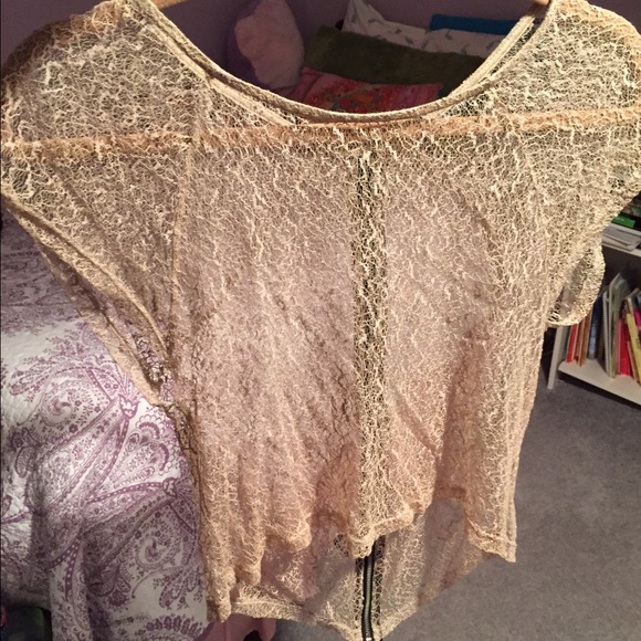 Small lace flowy top from Topshop