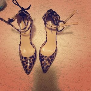 Super cute leopard print heels