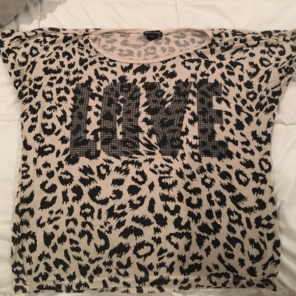 Cheetah print shirt