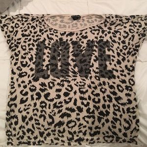 Cheetah print shirt