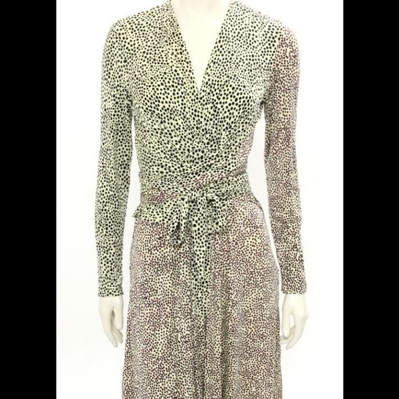 Issa London Safari Print Wrap Dress