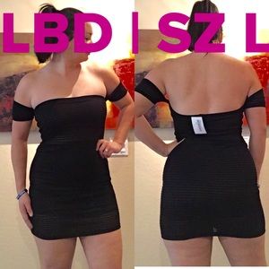 Black off the shoulder dress ✨SATURDAY SALE✨