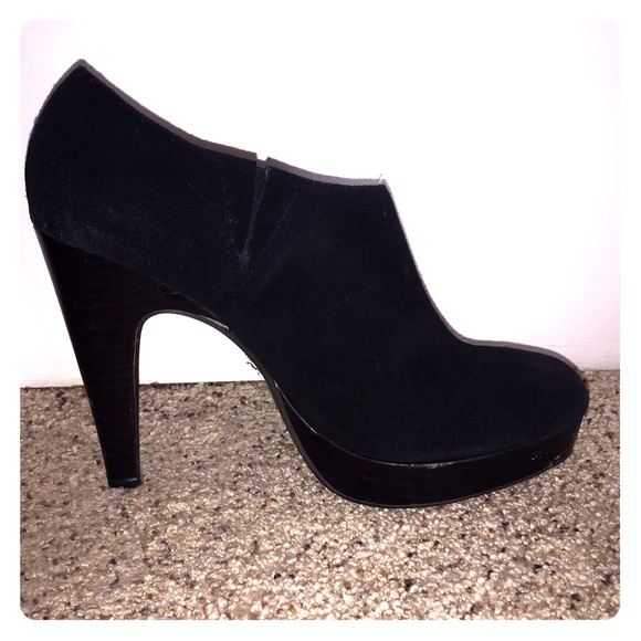 Ankle Bootie Black High Heel