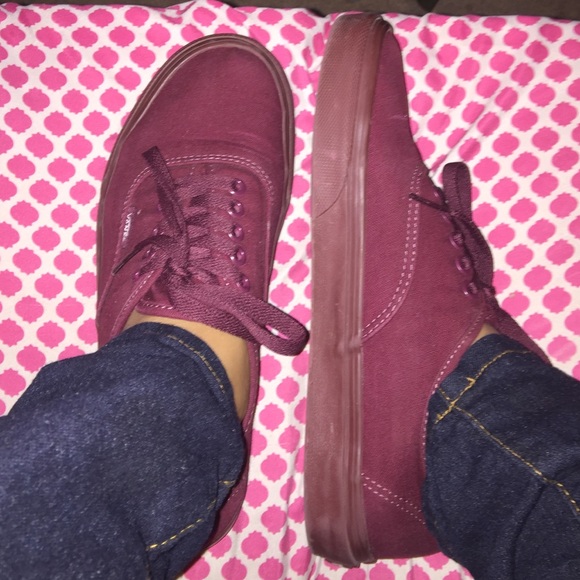 Vans Shoes - Burgandy vans