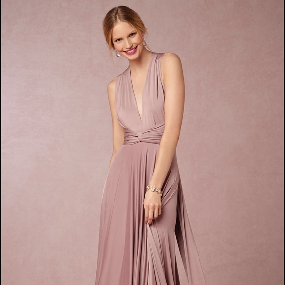 BHLDN Bridesmaid Convertible Maxi Dress Size B