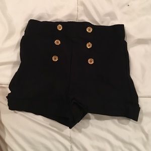 High waisted shorts