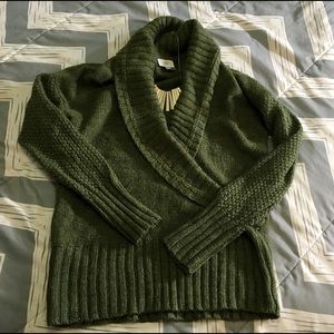 Green LOFT sweater
