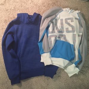 Pair of athletic sweatshirts