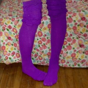 BETSEY JOHNSON BETSEYVILLE OVER THE KNEE SOCKS