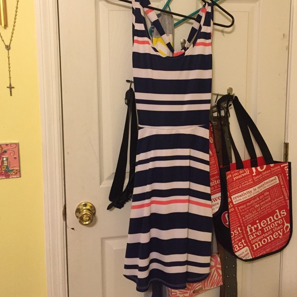 Nautical striped dress