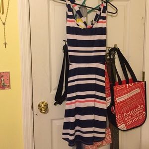 Nautical striped dress