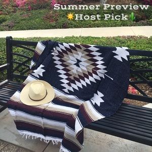 ☀️HP🌵Pancho’s Tribal Blanket NWOT
