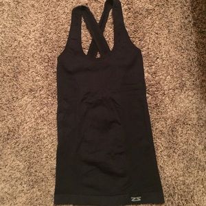 Zensah Women's Cross Back Tank Top- black!