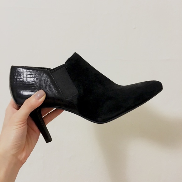 Cole Haan Suede/Leather Ankle Booties