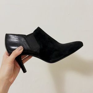 Cole Haan Suede/Leather Ankle Booties