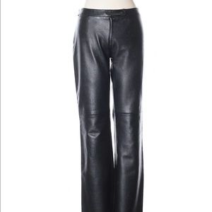 BCBG MaxAzria leather pants
