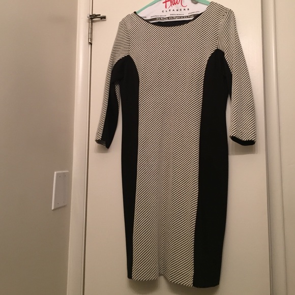 Long sleeve fitted dress