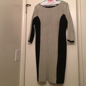 Long sleeve fitted dress