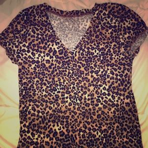 Cheetah print shirt