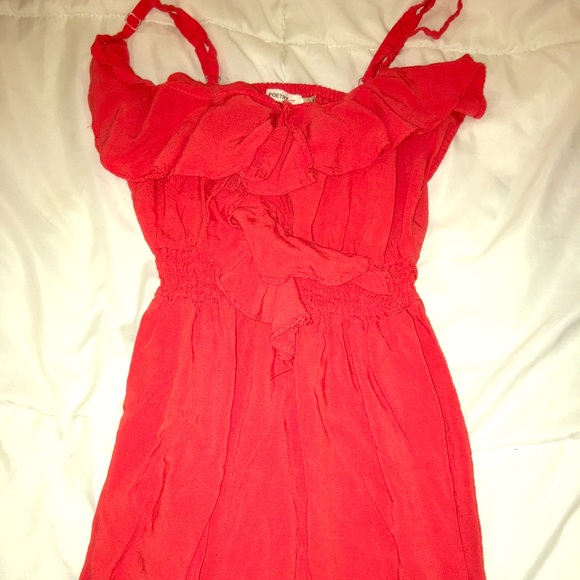 Coral dress