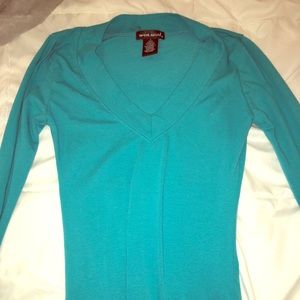 Teal long sleeved
