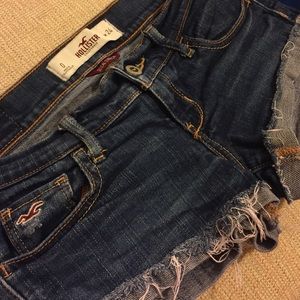 Hollister short jean shorts