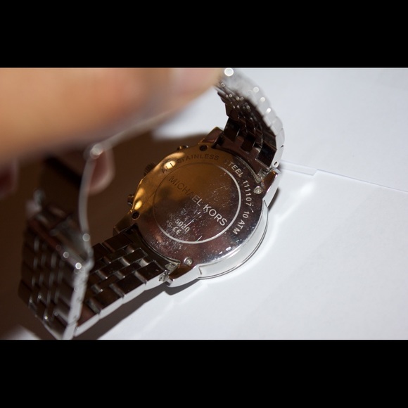 Authentic Michael kors silver watch!
