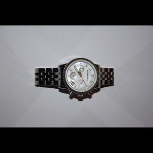 Authentic Michael kors silver watch!