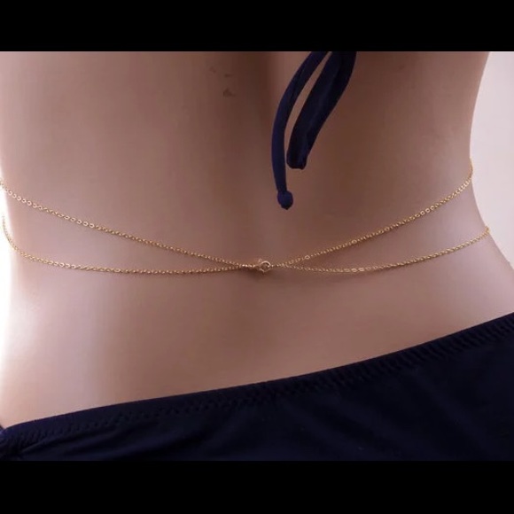 NWT Double Waist Gold Bodychain - Picture 4 of 4