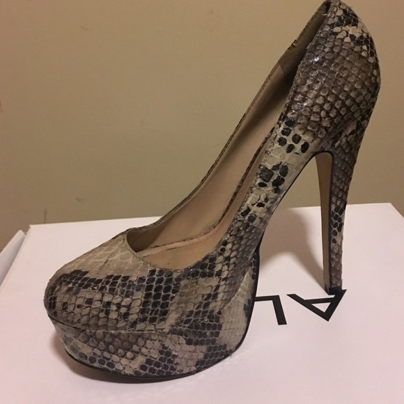 Aldo Heels Snake Print