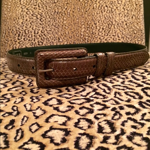 The RITZ Accessory Collection snake skin belt S - Picture 2 of 4