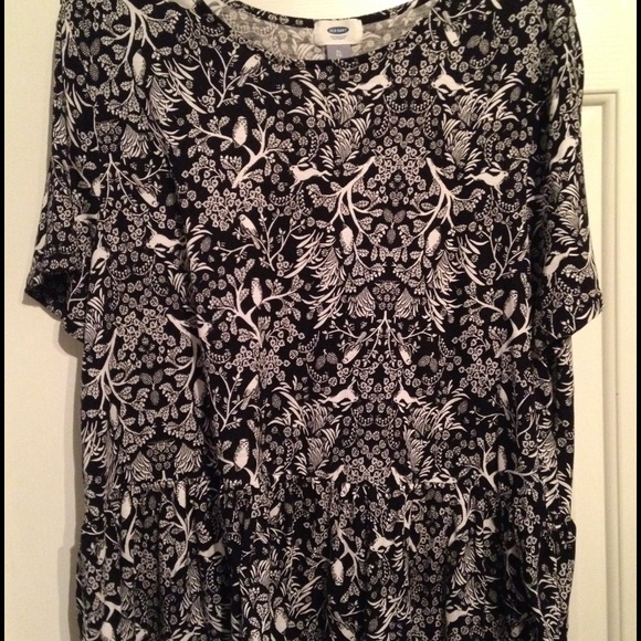 Old Navy Loose Top with Cinched Waist XL