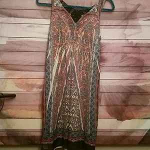 Sz pl one world knee length polyester dress