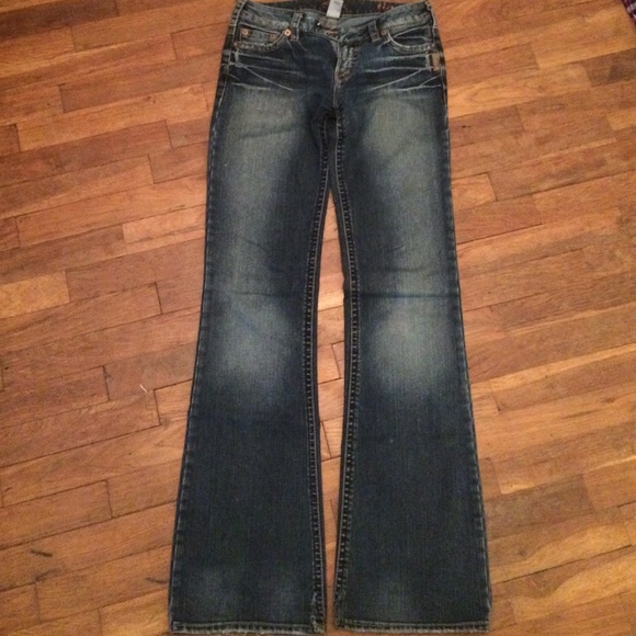 Silver bootcut jeans