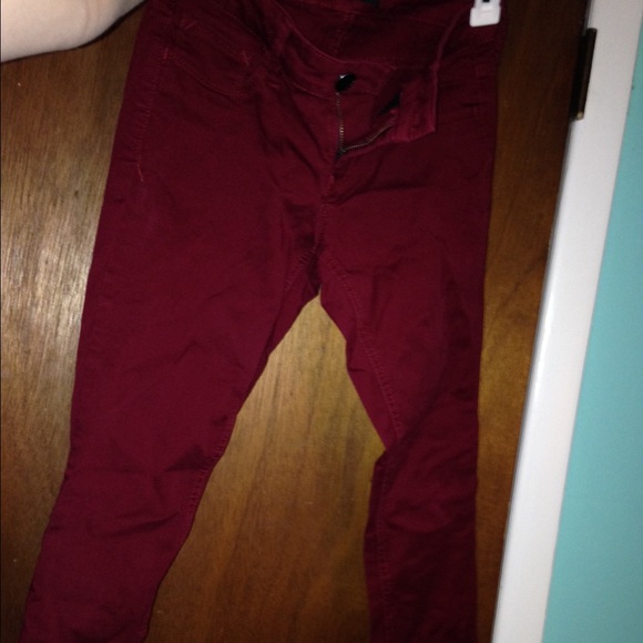 Maroon Express women's skinny jeans