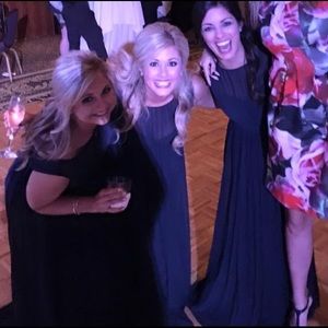 Jenny Yoo navy blue bridesmaid dress