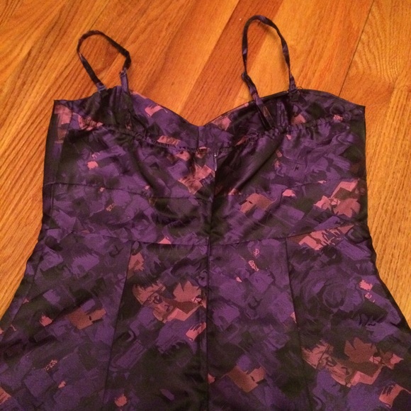 Sweetheart Purple Pink Mini Dress Sz S - Picture 2 of 3