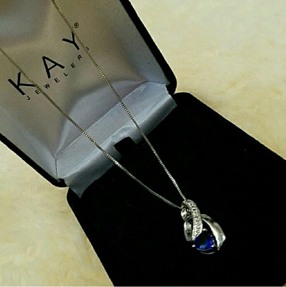 Kay Jewelers Jewelry - Kay Jewelers Lab-created Sapphires Pendant