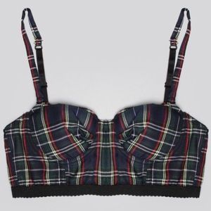 Plaid bralette.