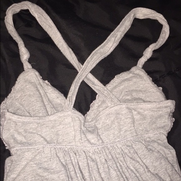 Grey Ruffle Dress - Picture 3 of 4