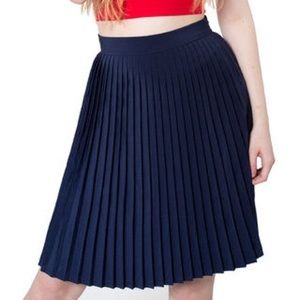 American Apparel Pleated SchoolGirl A-Line Skirt