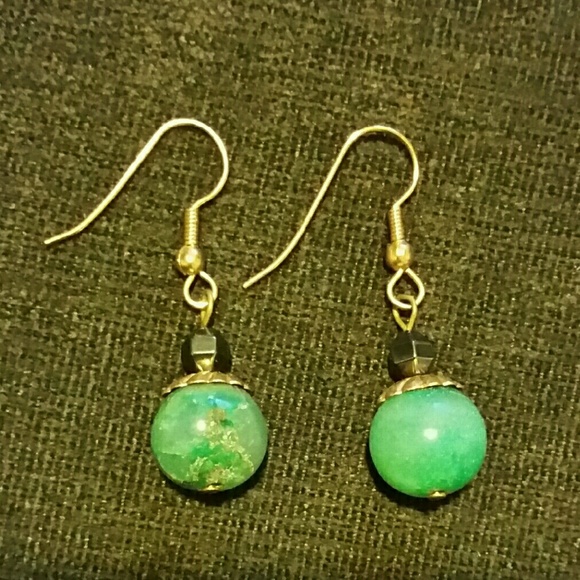 Genuine  Gemstone Earrings - Picture 1 of 1