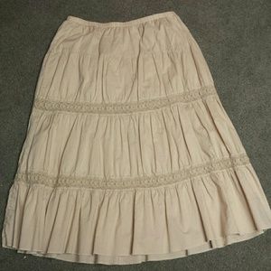Tan skirt