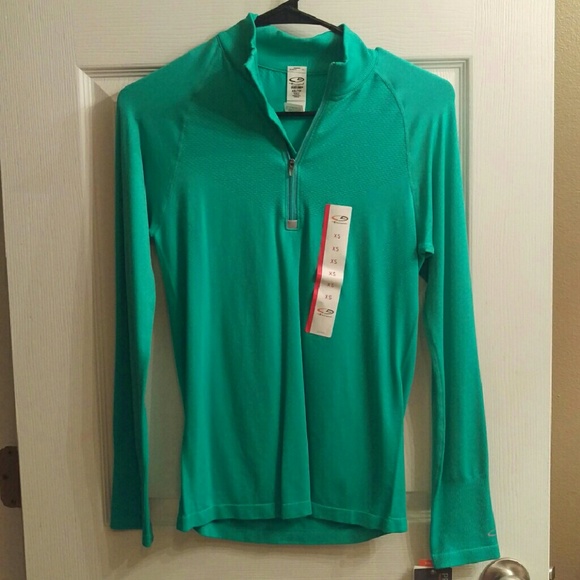 NWT Champion Premium Half Zip Athletic Shirt