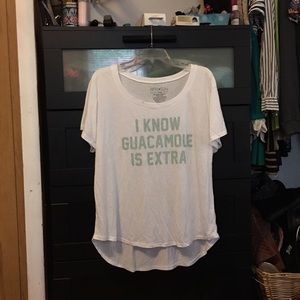 I know guacamole is extra